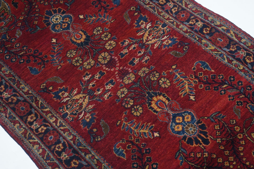 Antique Sarouk Rug 2'10'' x 6'4''