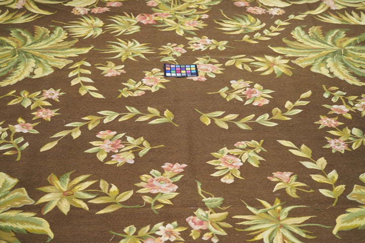 French Aubusson Design Rug 9' x 12'