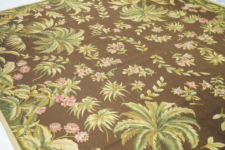 French Aubusson Design Rug 9' x 12'