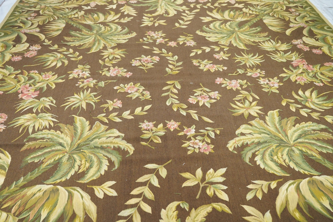 French Aubusson Design Rug 9' x 12'