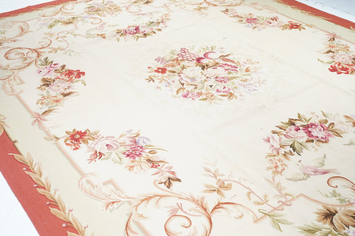 Aubusson Rug 9'0" x 12'0"