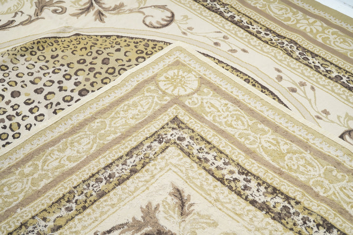 French Aubusson Design Rug 9' x 12'