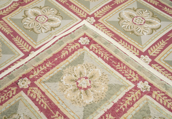 French Aubusson Design Rug 9' x 12'