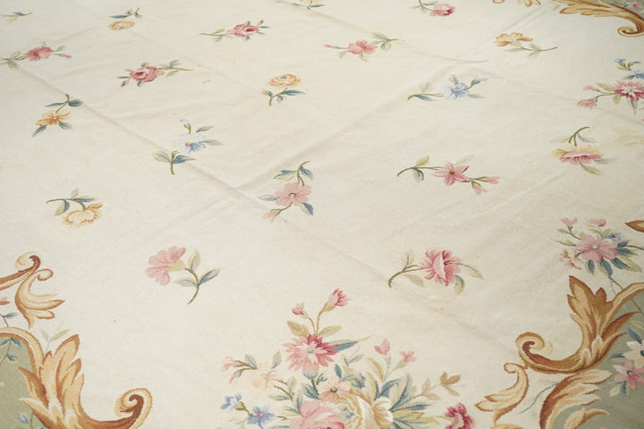 French Aubusson Design Rug 9'6'' x 13'8''