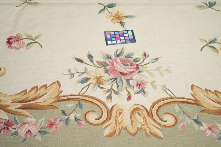 French Aubusson Design Rug 9'6'' x 13'8''