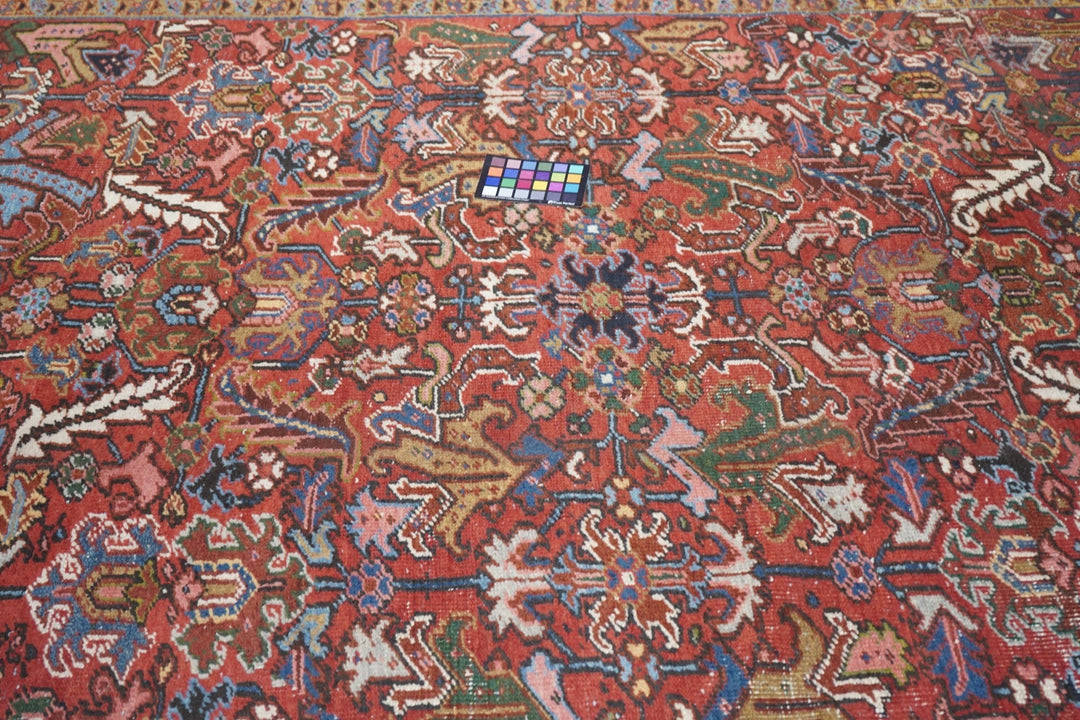 Vintage Heriz Rug 7'4'' x 10'8''