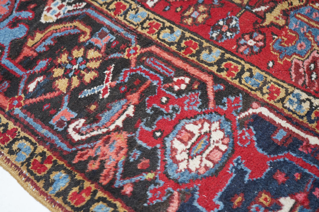 Vintage Heriz Rug 8'0'' x 10'3''