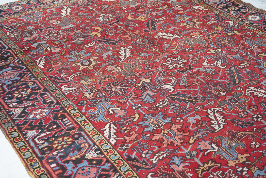 Vintage Heriz Rug 8'0'' x 10'3''