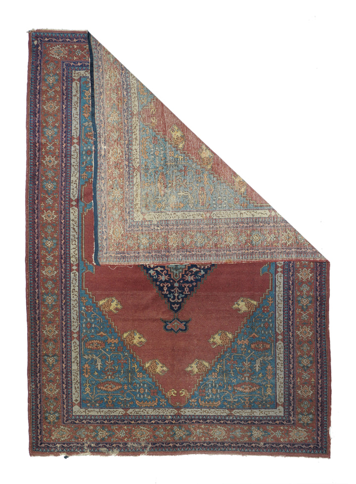 Antique Turkish (Serapi/Bakshayesh Design) Rug 7'0" x 10'0"