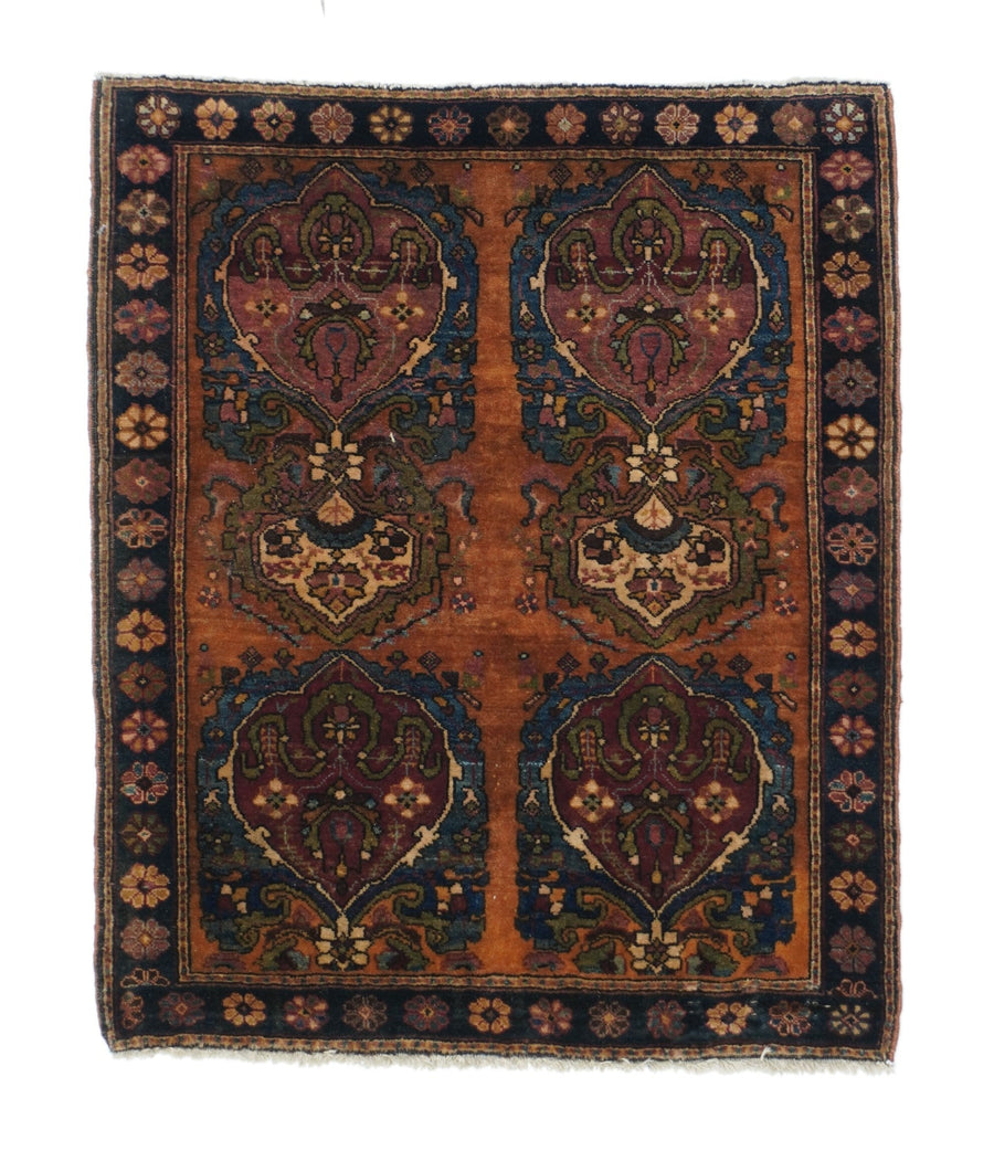 Antique Sarouk Rug 2'1'' x 2'7''