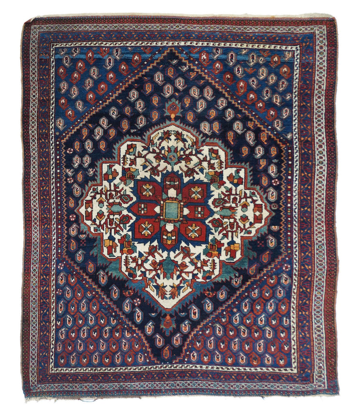 Antique Afshar Rug 3'11'' x 4'10''