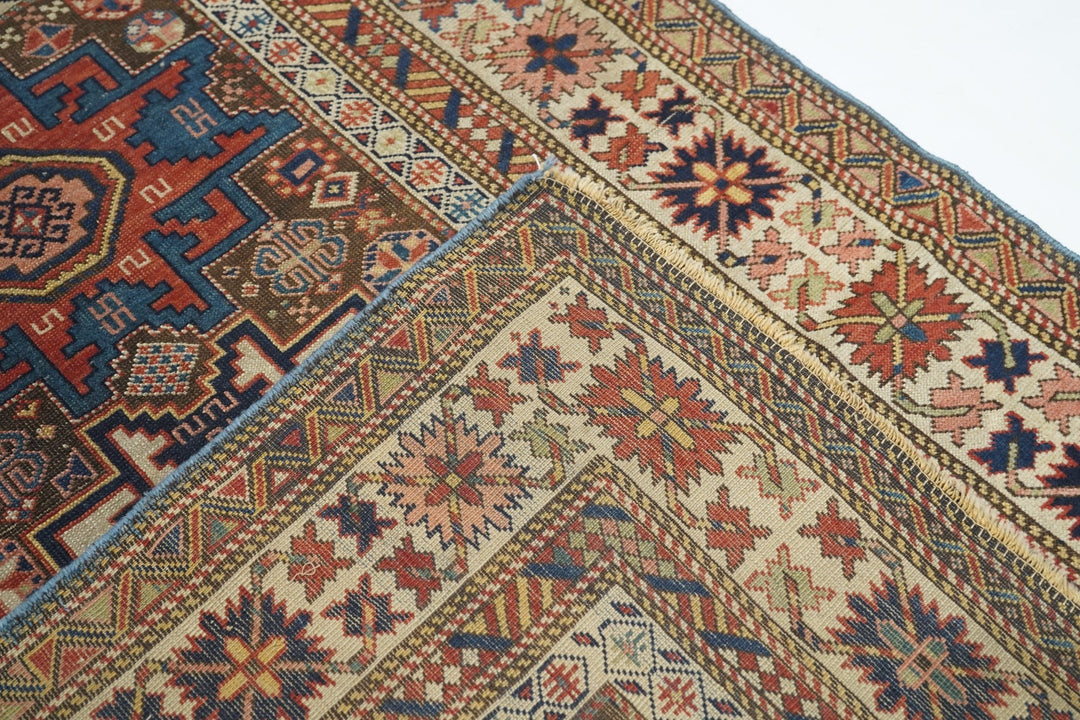 Antique Shirvan Rug 3'5'' x 4'11''