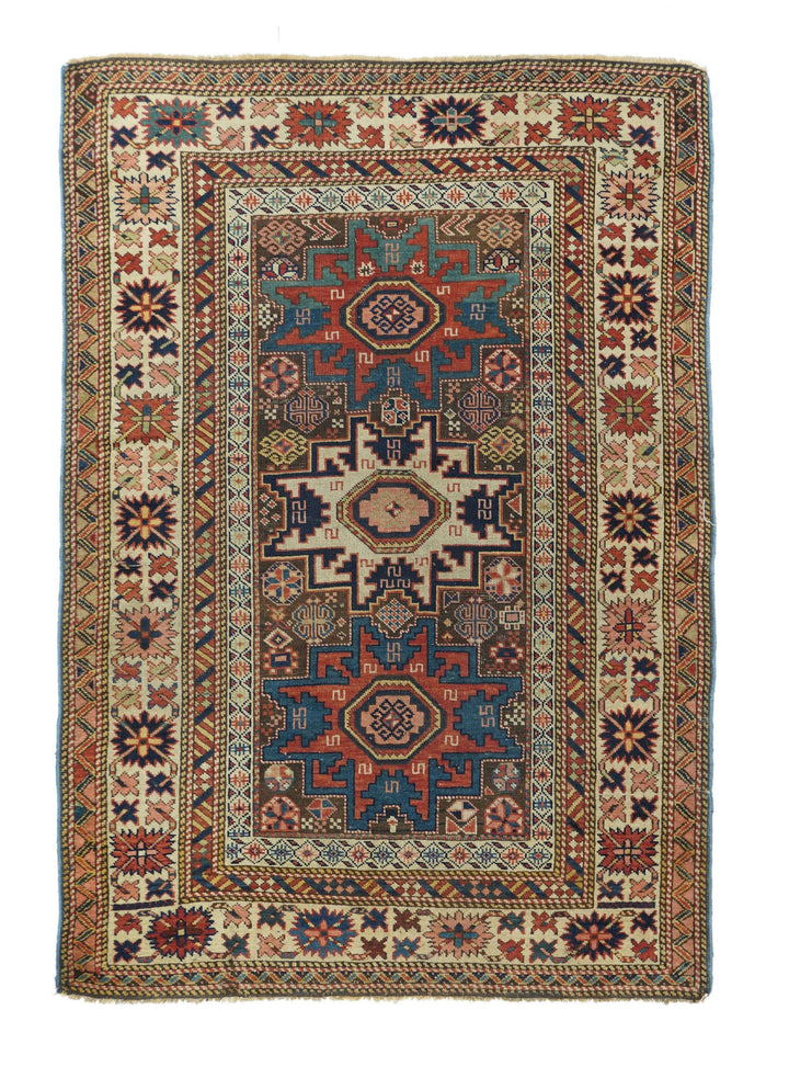 Antique Shirvan Rug 3'5'' x 4'11''