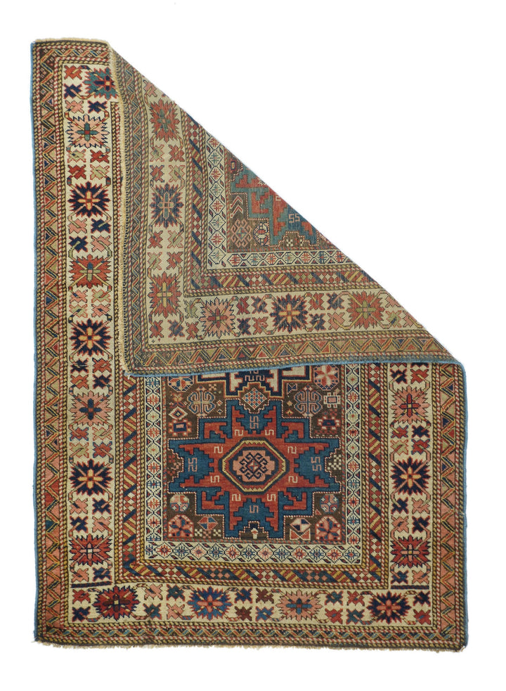 Antique Shirvan Rug 3'5'' x 4'11''