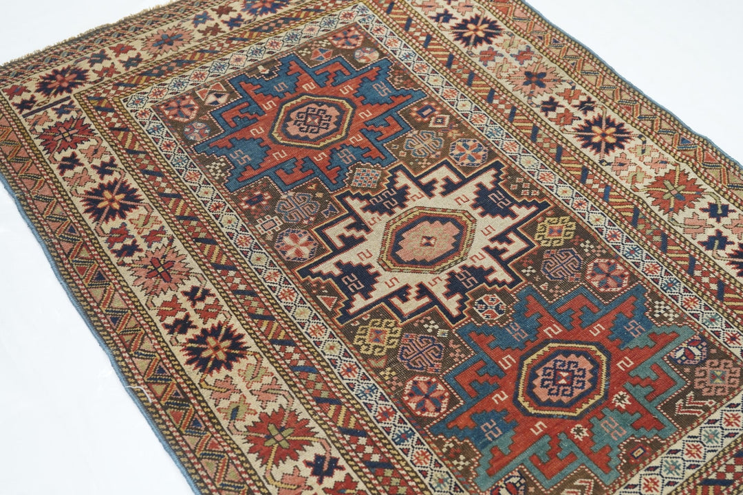 Antique Shirvan Rug 3'5'' x 4'11''