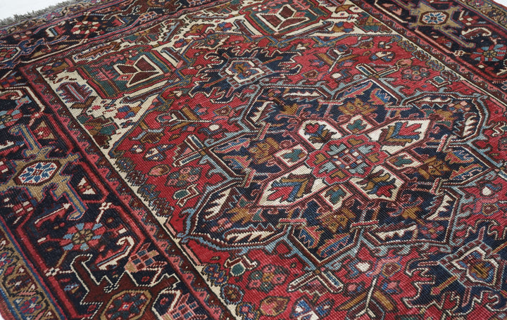 Vintage Heriz Rug 6'3'' x 7'7''