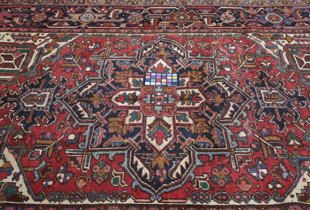 Vintage Heriz Rug 6'3'' x 7'7''