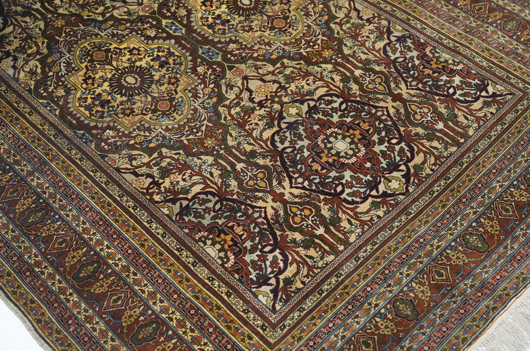 Silk Hereke Rug 4'5'' x 6'0"