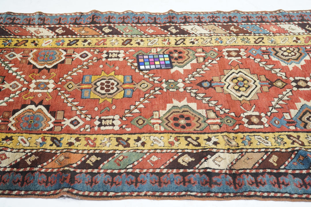 Antique Kazak Rug 3'8'' x 8'1''