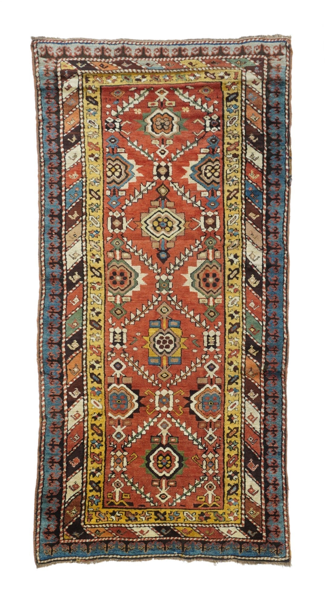 Antique Kazak Rug 3'8'' x 8'1''