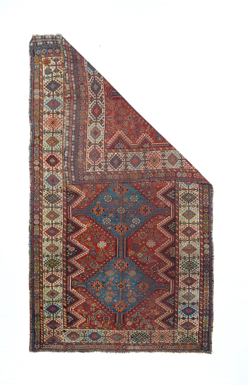 Antique Qashqai Rug 4'5'' x 7'7''