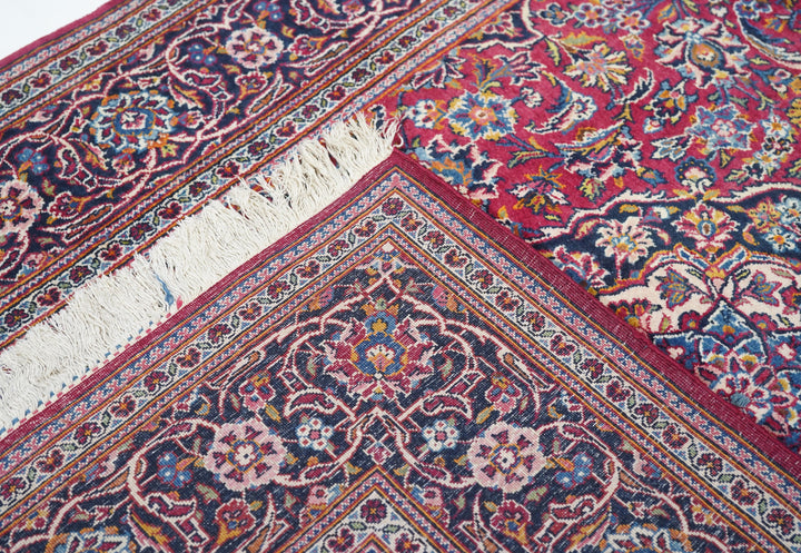 Vintage Persian Kashan Rug 4'4'' x 6'8''