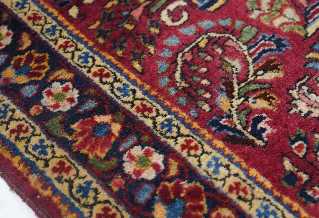 Antique Sarouk Rug 3'4'' x 5'0''