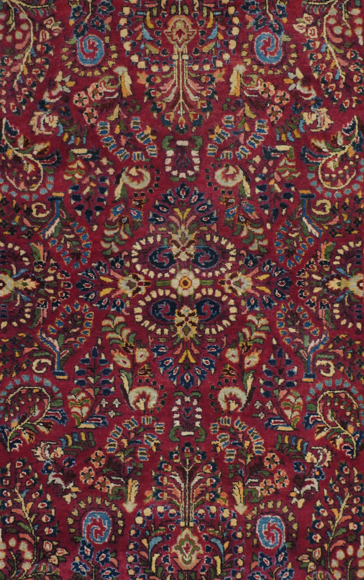 Antique Sarouk Rug 3'4'' x 5'0''