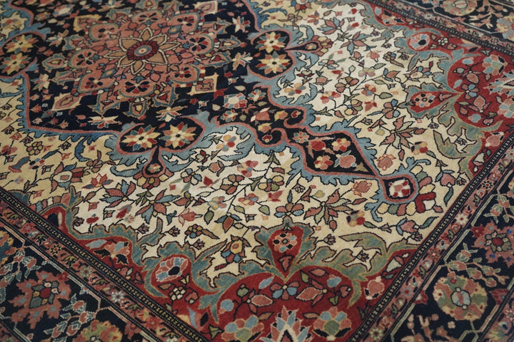 Antique Farahan Sarouk Rug 3'4'' x 4'10''