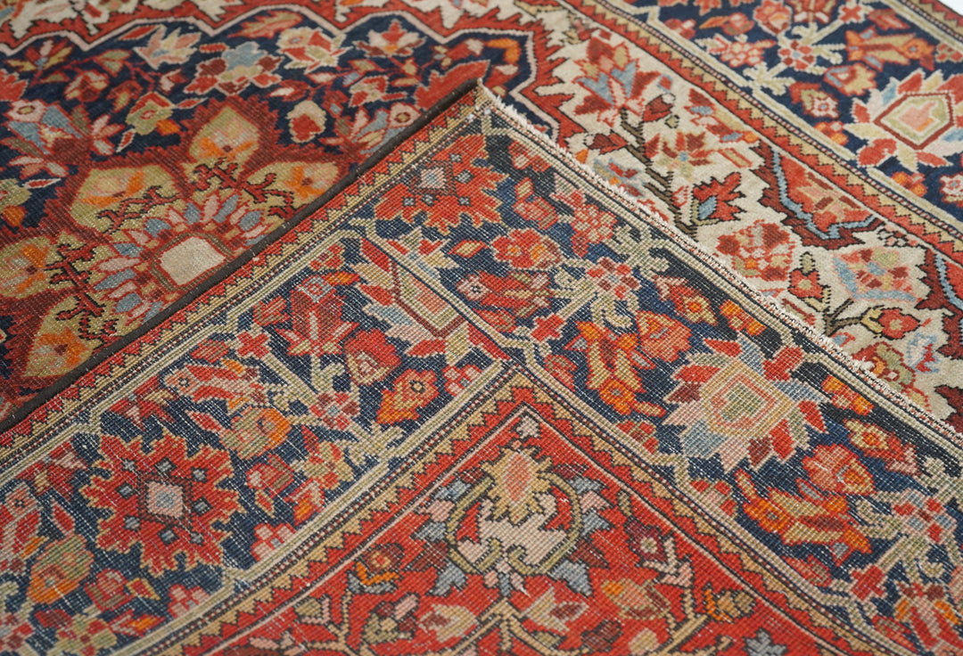 Antique Farahan Sarouk Rug 3'4'' x 4'10''