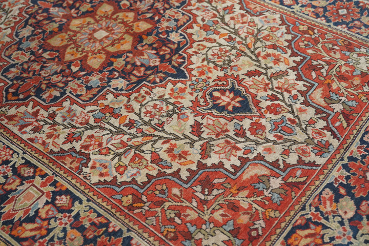 Antique Farahan Sarouk Rug 3'4'' x 4'10''