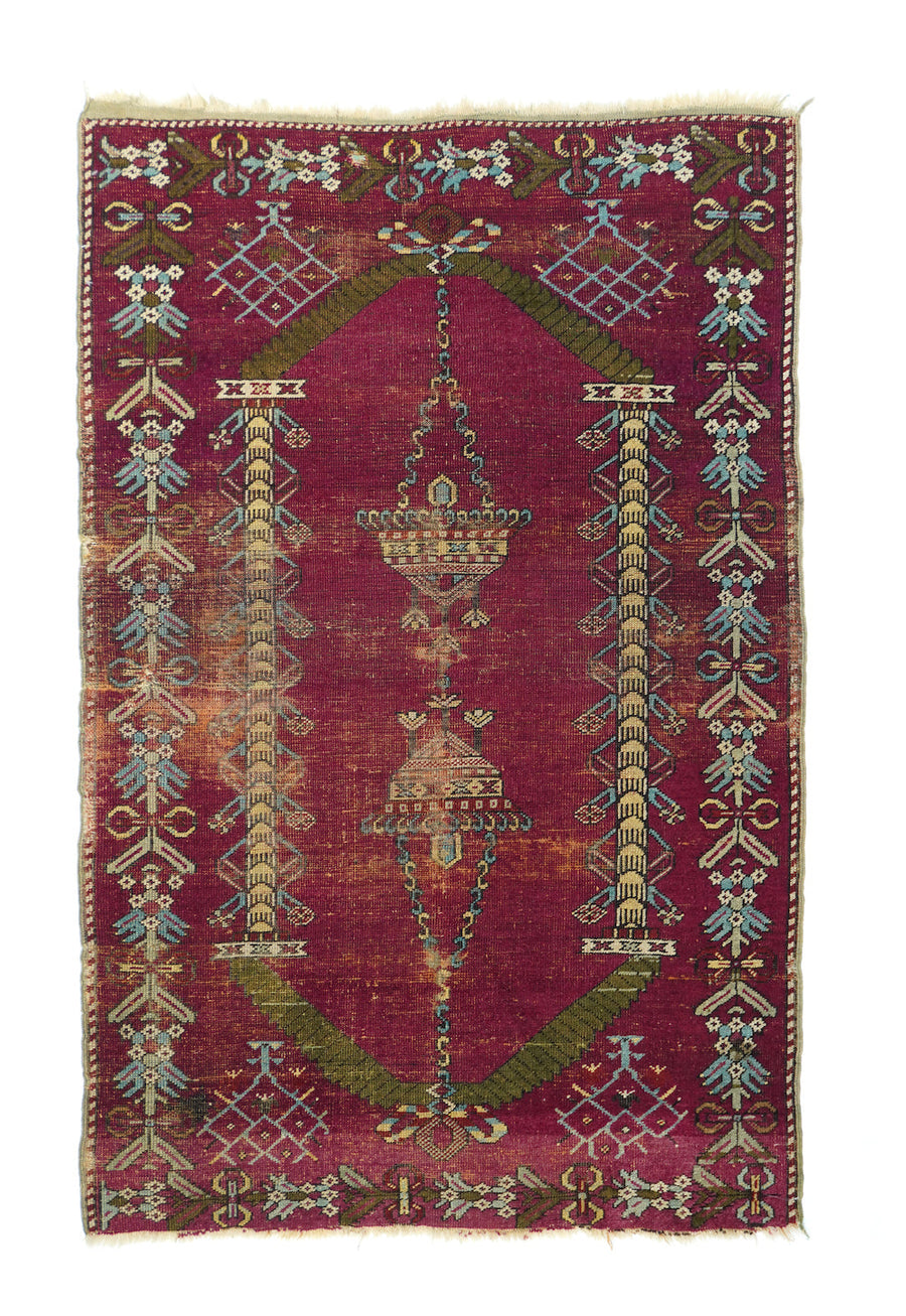 Antique Oushak Rug