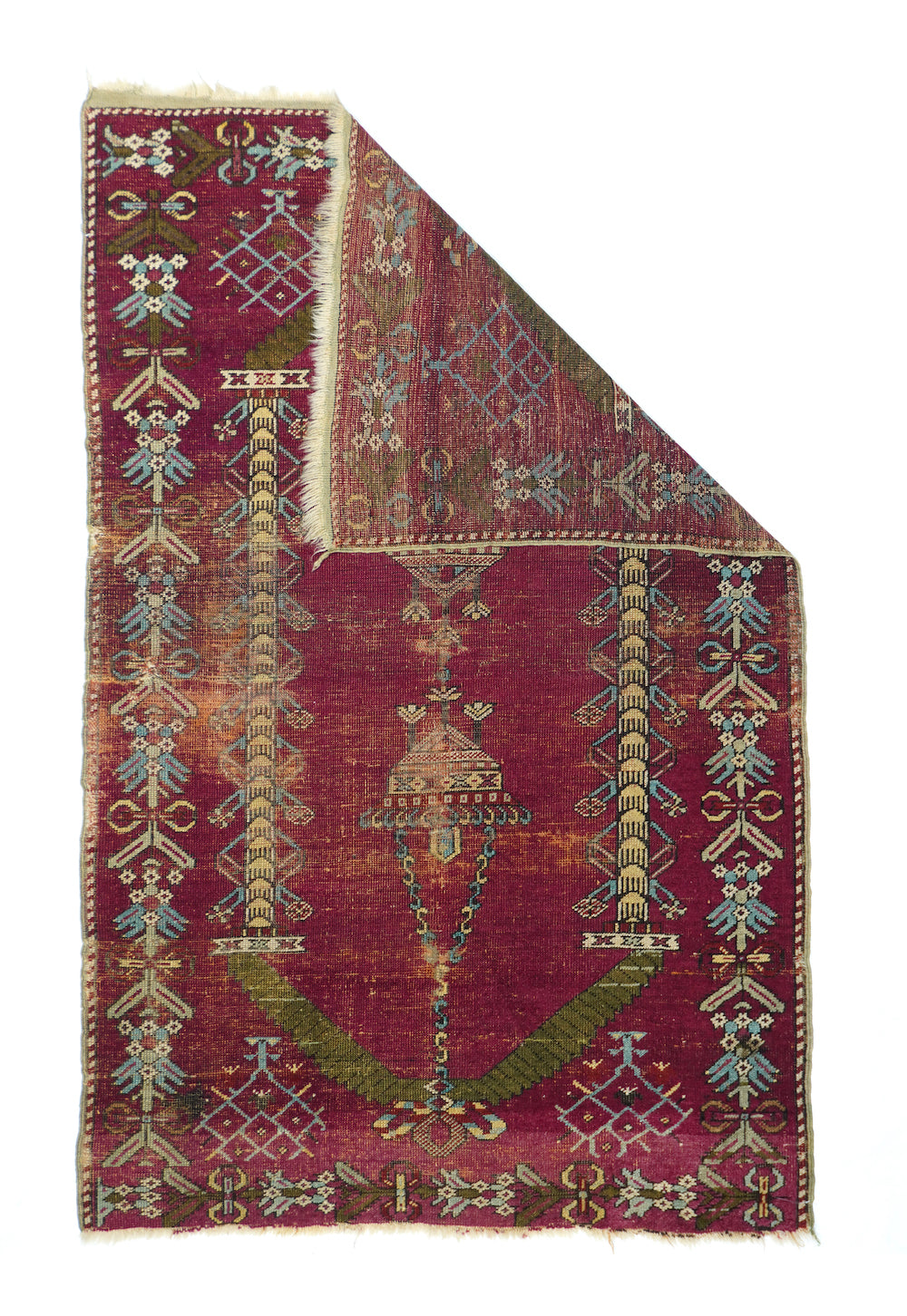 Antique Oushak Rug 3'5'' x 5'4''