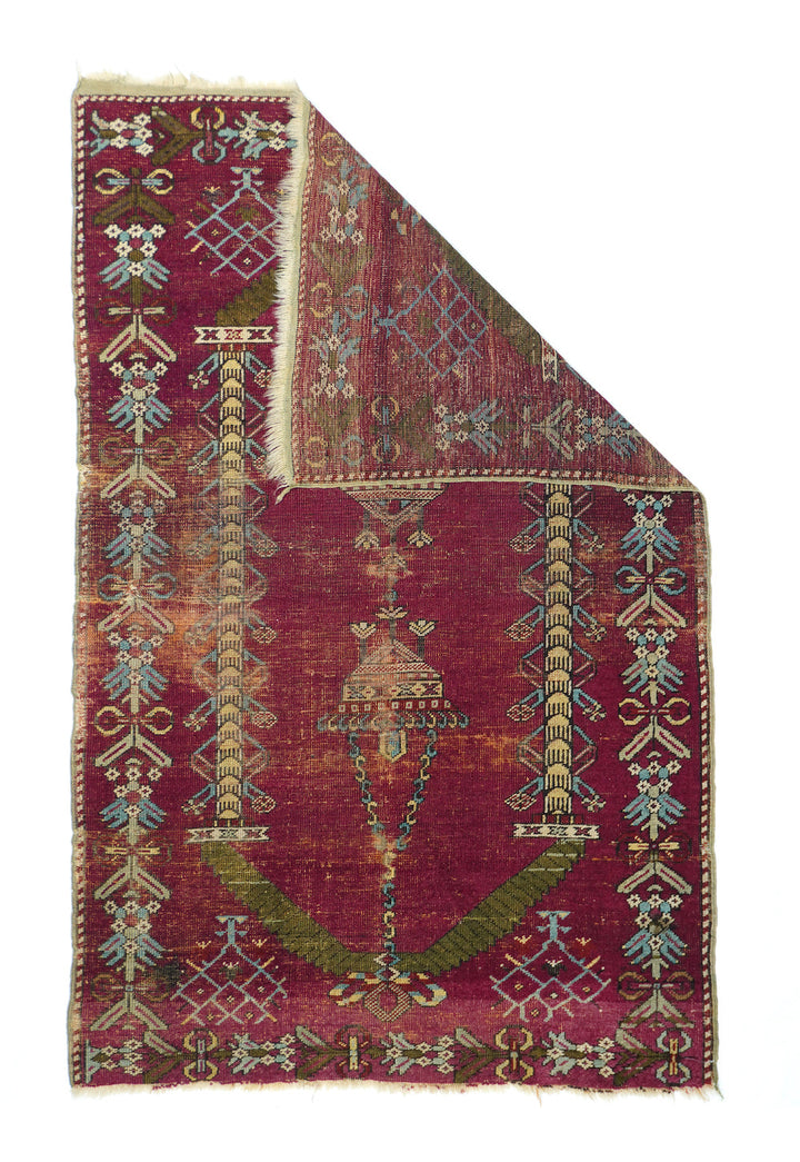 Antique Oushak Rug 3'5'' x 5'4''