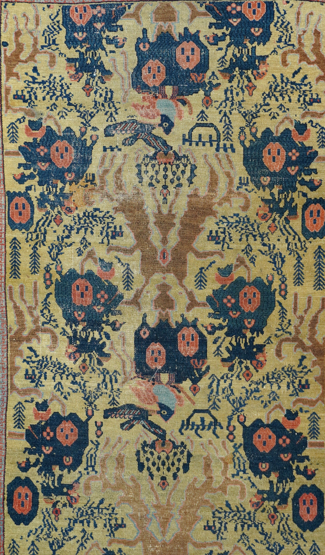 Antique Senneh -One Of Pair Rug 3'1'' x 4'9''