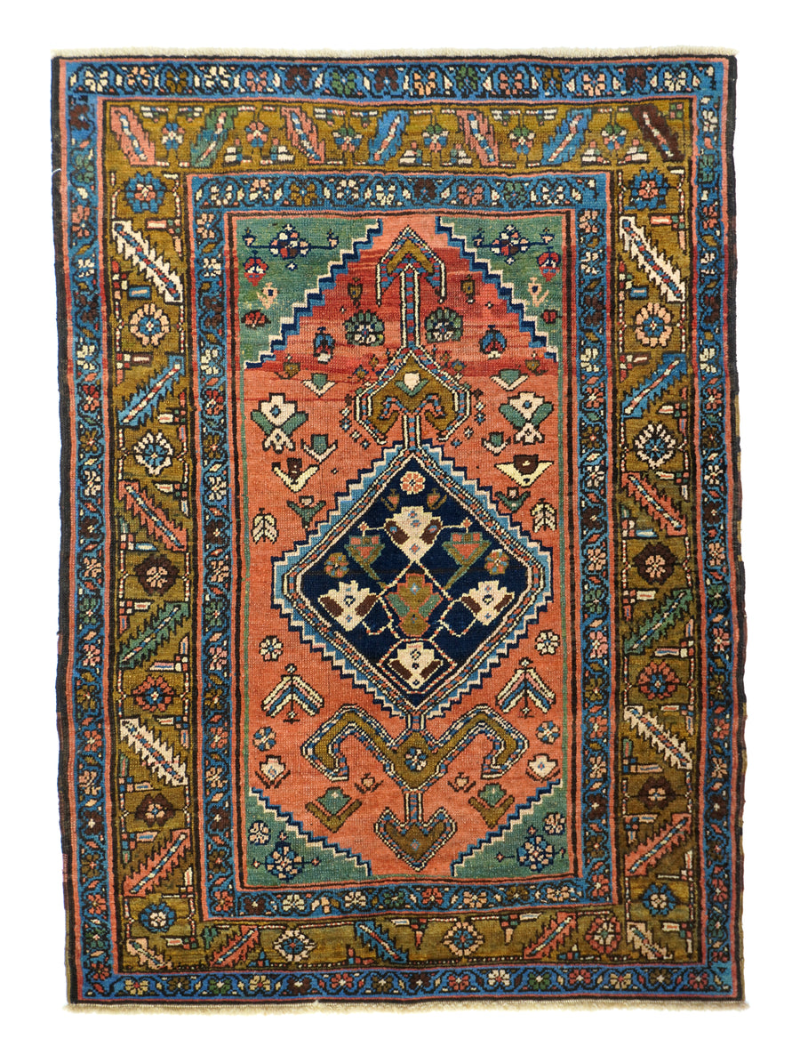 Antique Persian Heriz 3'9'' x 5'1''