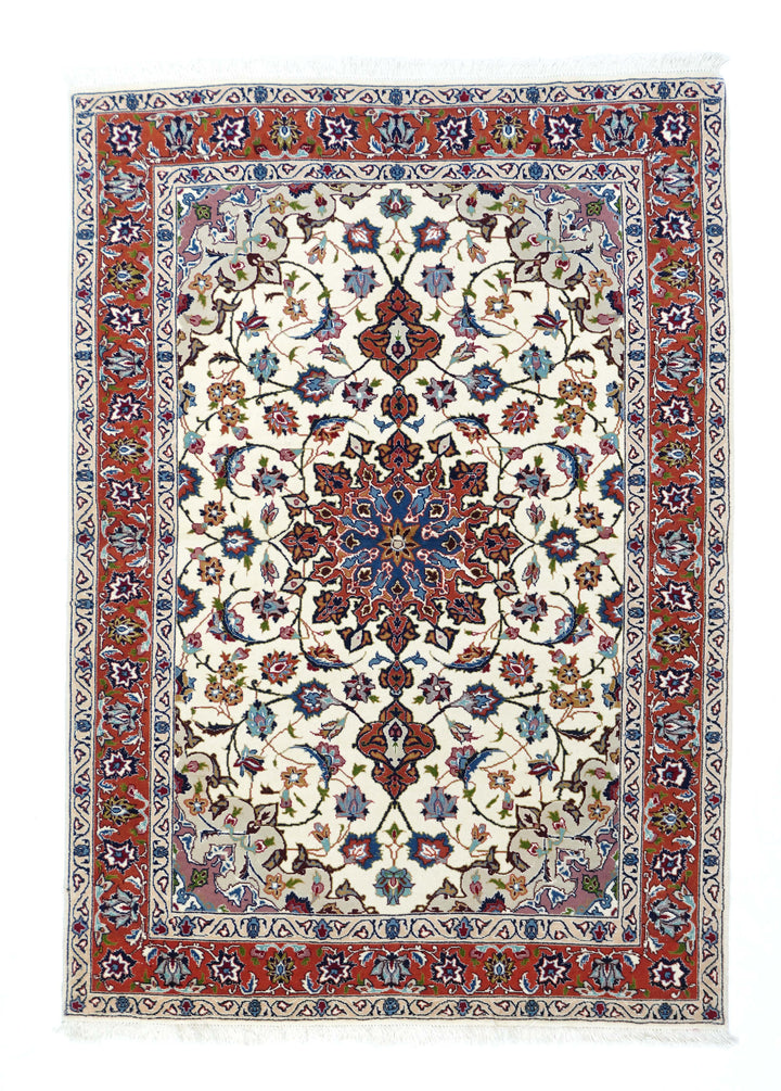 Extremely Fine Persian Tabriz 3'5'' x 5'2''