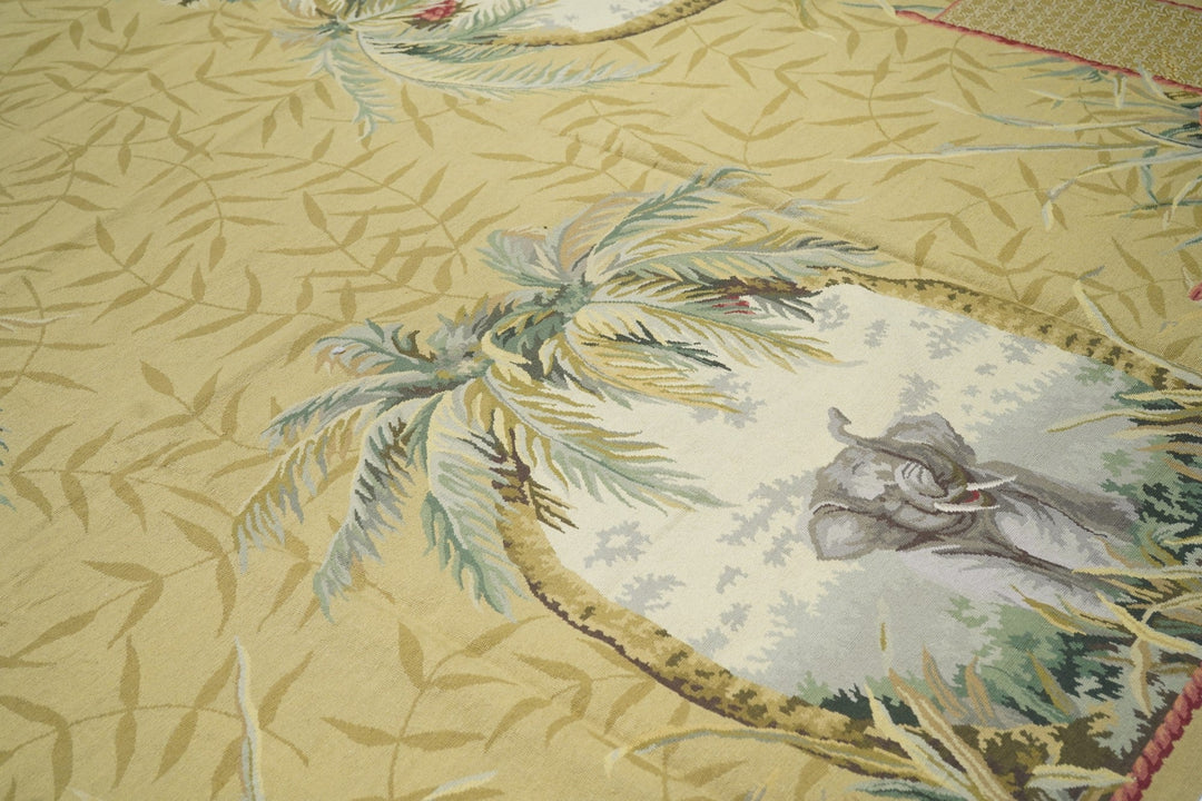 French Aubusson Design Rug 10' x 14'