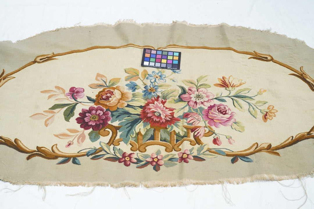 Antique Aubusson Tapestry 2'6'' x 5'0''