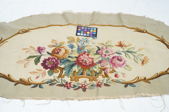 Antique Aubusson Tapestry 2'6'' x 5'0''