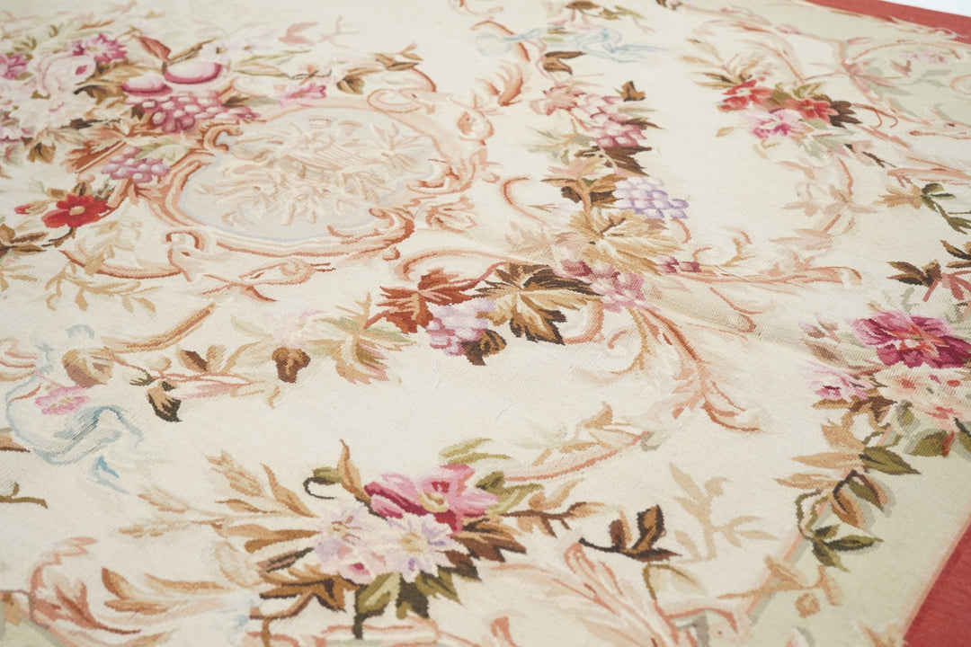 Aubusson Rug 4'4'' x 8'3''