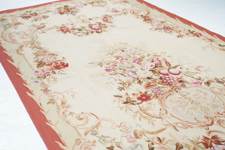 Aubusson Rug 4'4'' x 8'3''