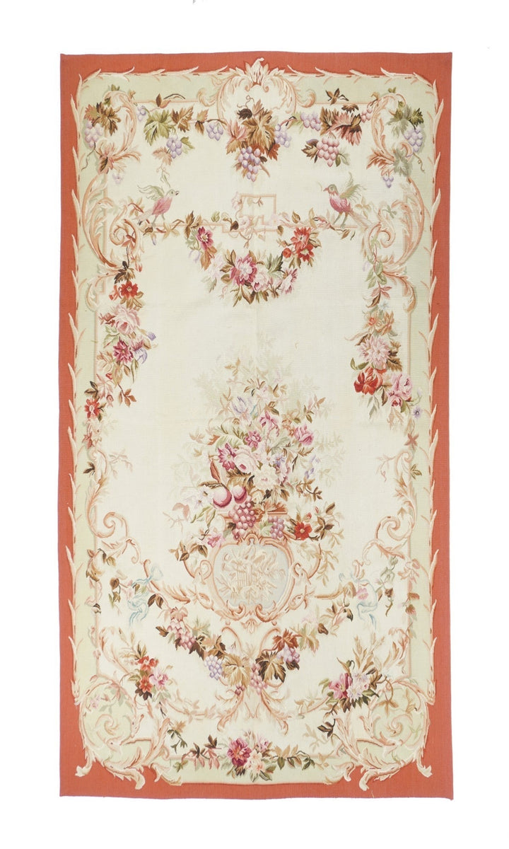 Aubusson Rug 4'4'' x 8'3''