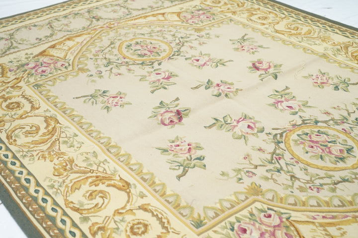 Aubusson Rug 5'0" x 7'2''