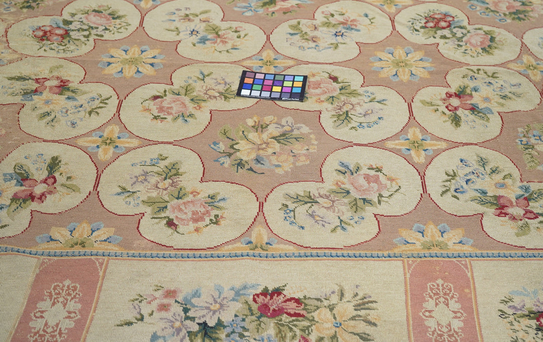 Antique Needle Point Rug 6'0" x 9'0"