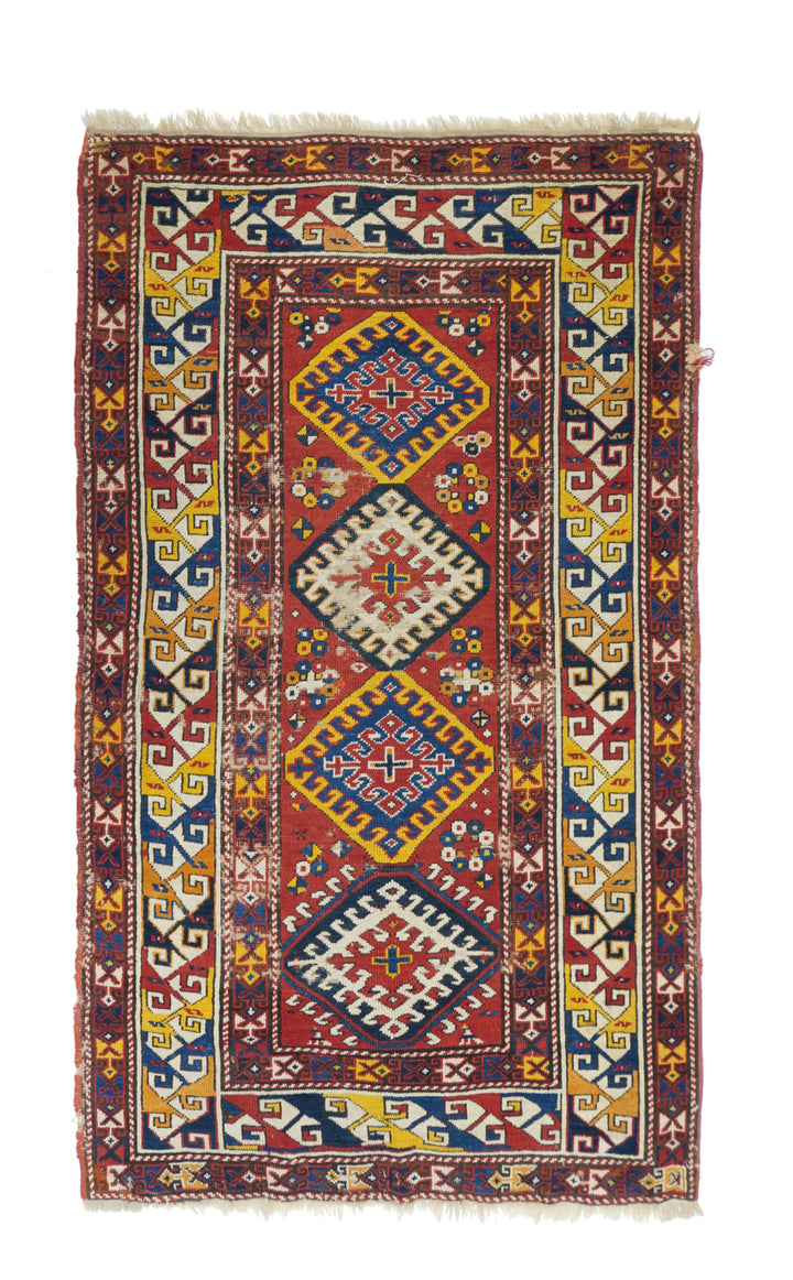 Antique Kazak Rug 3'7'' x 5'10''