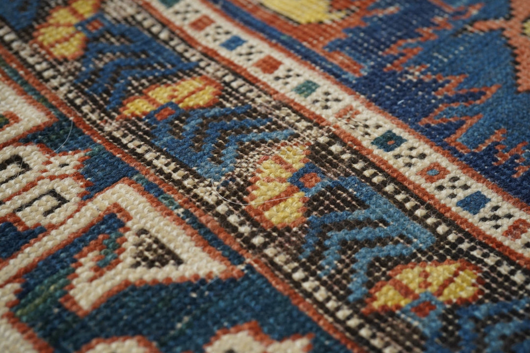 Antique Kuba Rug 3'4'' x 11'10''