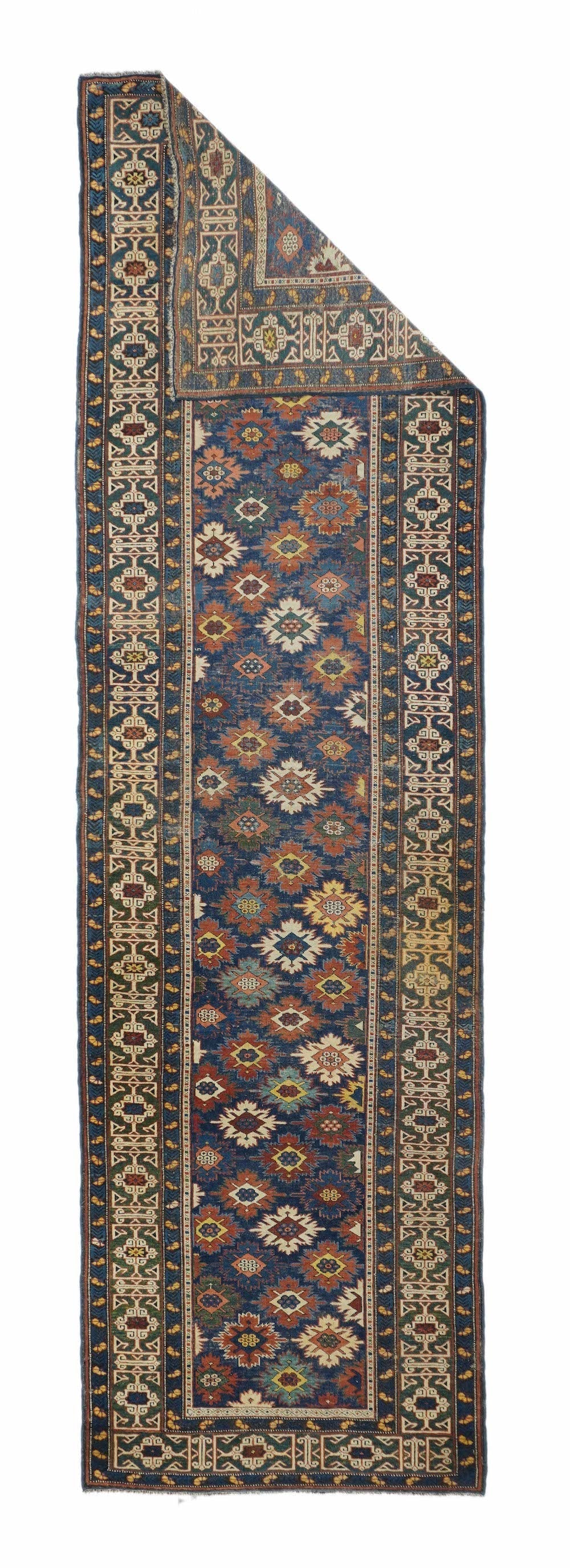 Antique Kuba Rug 3'4'' x 11'10''