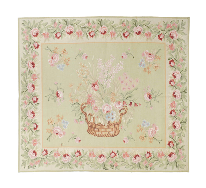 Aubusson Rug 4'6'' x 4'11''