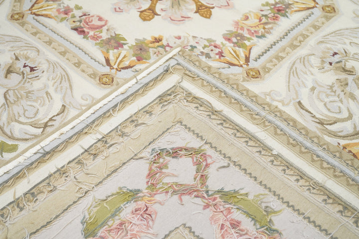 Aubusson Rug 7'4'' x 8'1''